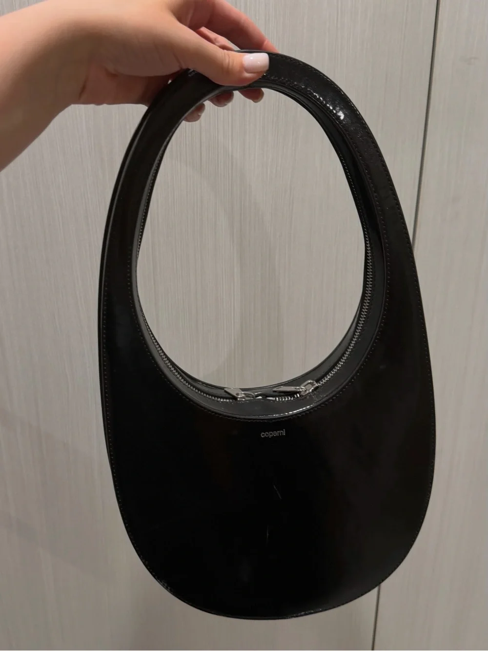Coperni Black Oval Shoulder Bag